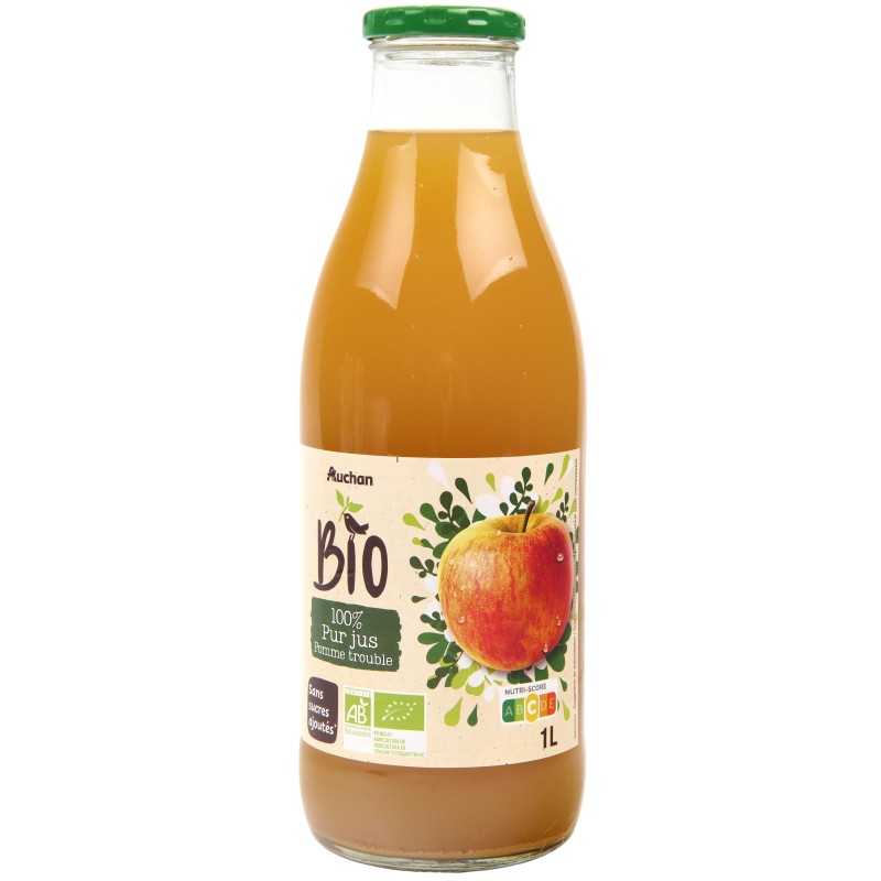 Pur jus de pomme trouble 1l