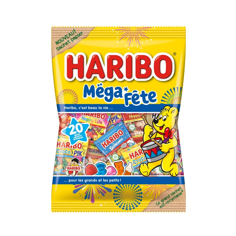 Bonbons gélifiés mega fête 880g