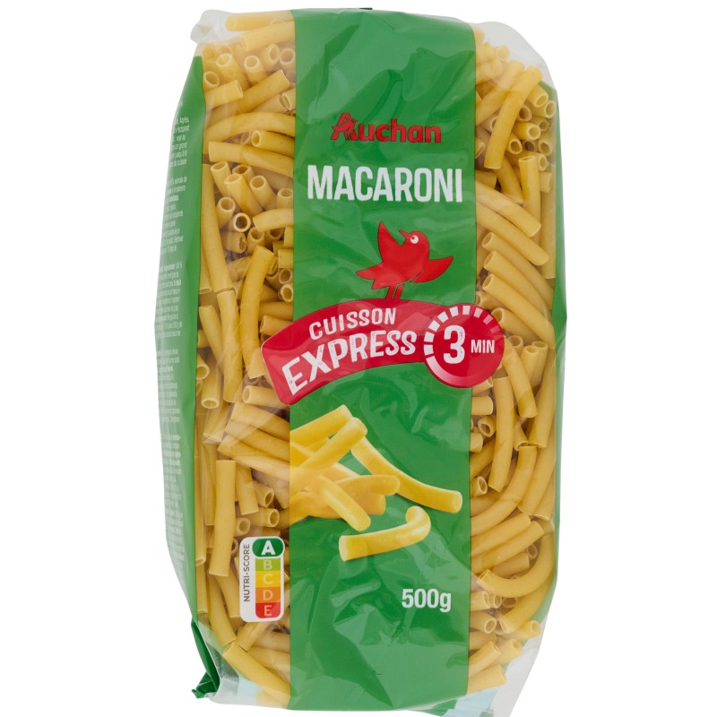 Macaroni cuisson express 3 minutes 500g