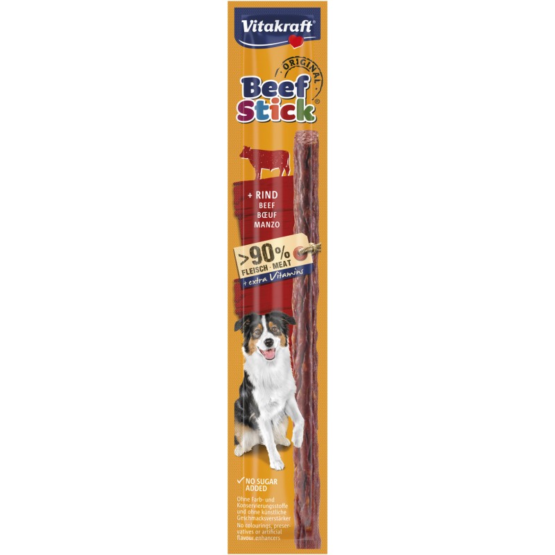Sticks chiens beef-stick boeuf 12g