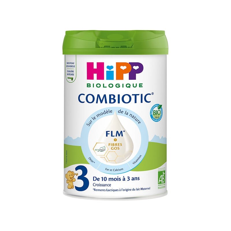 Lait bébé en poudre 3ème âge dès 10 mois combiotic FLM 800g