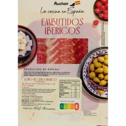 Lomo de porc Ibérico 16 tranches 80g
