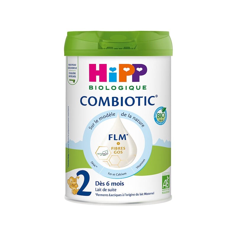 Lait bébé en poudre 2ème âge dès 6 mois combiotic 800g
