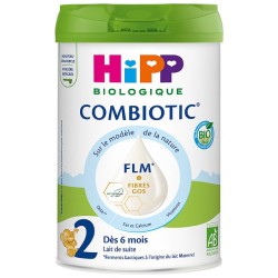 Lait bébé en poudre 2ème âge dès 6 mois combiotic 800g