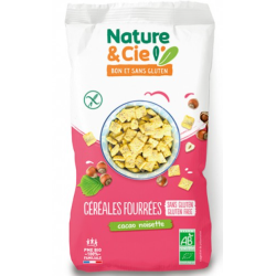 Bio Céréales Fourrées Cacao et Noisette 250g