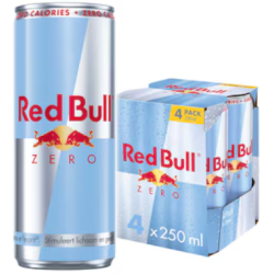 Boisson énergisante zéro sucre 4x25cl