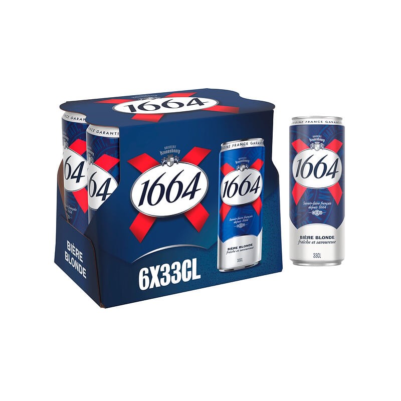 Bière blonde 5.5% 6x33cl