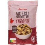 Muesli croustillant chocolat noir et noisettes 450g