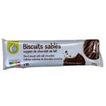 Biscuits sablés napées de chocolat au lait x16 200g