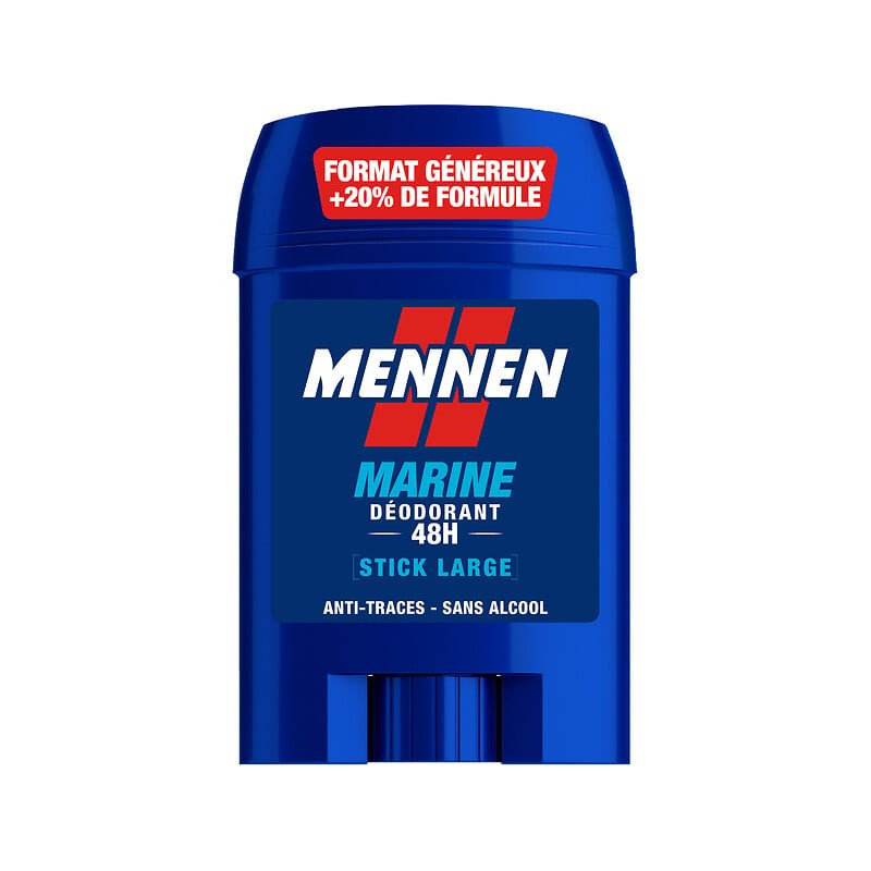 Déodorant stick 24h homme marine anti-traces 60ml