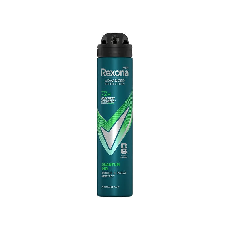 Déodorant Spray Homme Anti-transpirant Efficacité 72h quantum dry 200ml