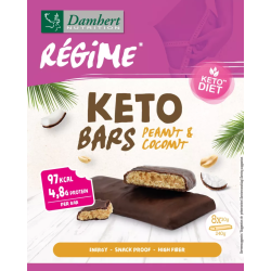 Barre régime cétogène cacahuètes coco 8x30g