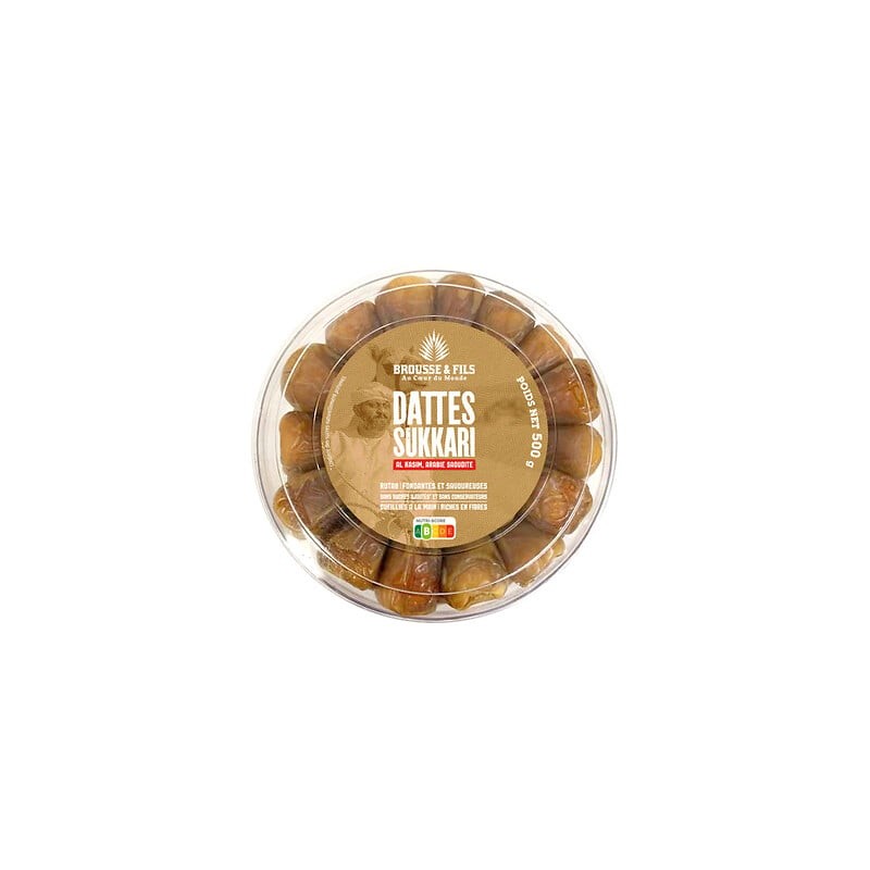 Dattes sukkari d'Arabie Saoudite 500g