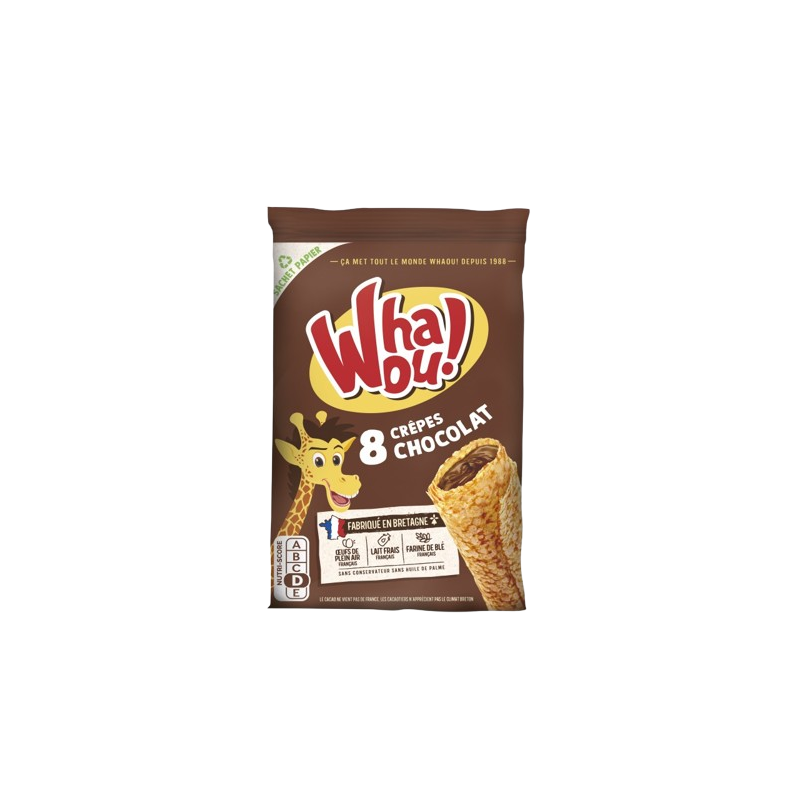 Crêpes chocolat sans huile de palme x8 256g