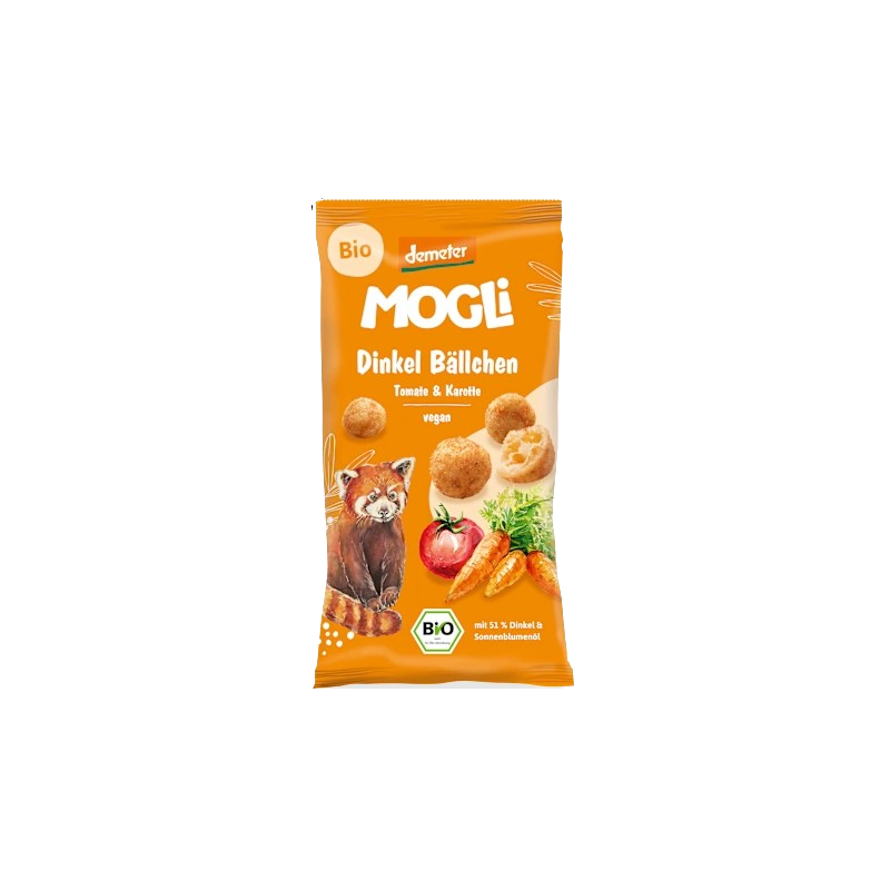 Boulettes d'épeautre tomate et carotte bio dès 3 ans 40g