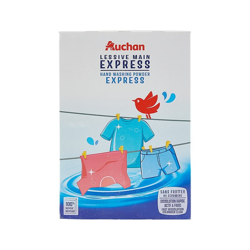 Lessive en poudre express à la main 650g