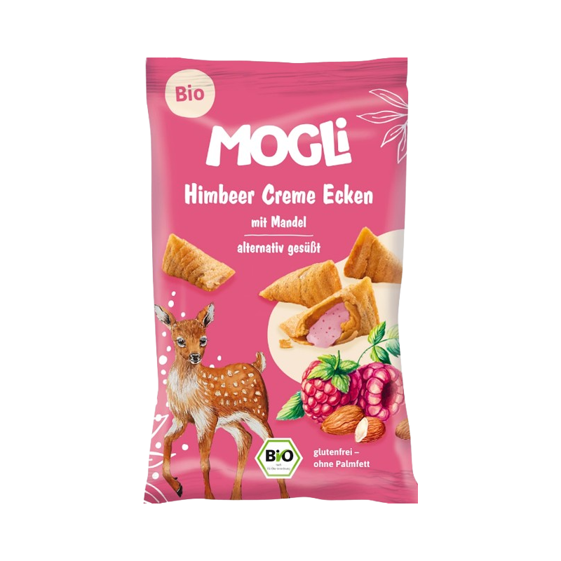 Biscuits coins crème framboise bio dès 3 ans sans huile de palme 30g