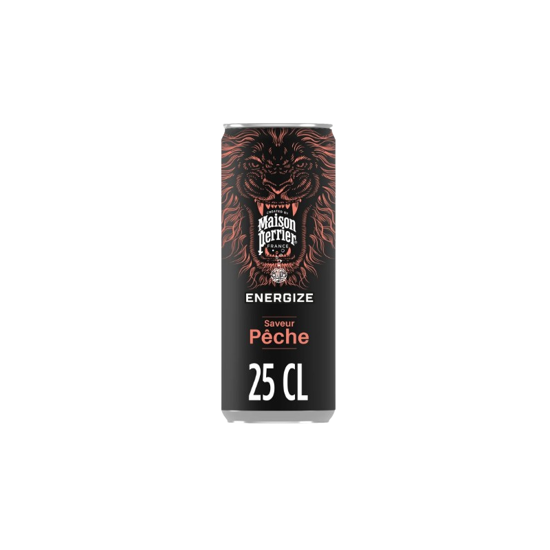 Energize boisson énergisante saveur pêche 25cl