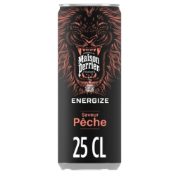 Energize boisson énergisante saveur pêche 25cl