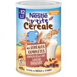 P'tite céréale complètes au chocolat au lait saveur biscuit en poudre 415g