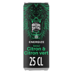 Energize boisson énergisante saveur citron et citron vert 25cl