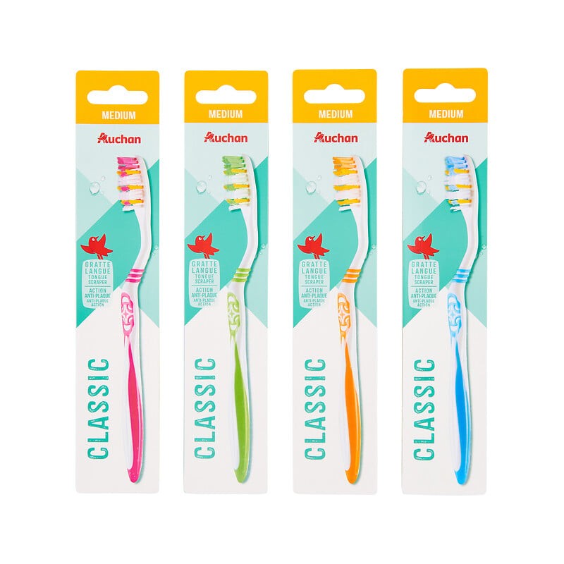 Brosse à dents classique medium x1