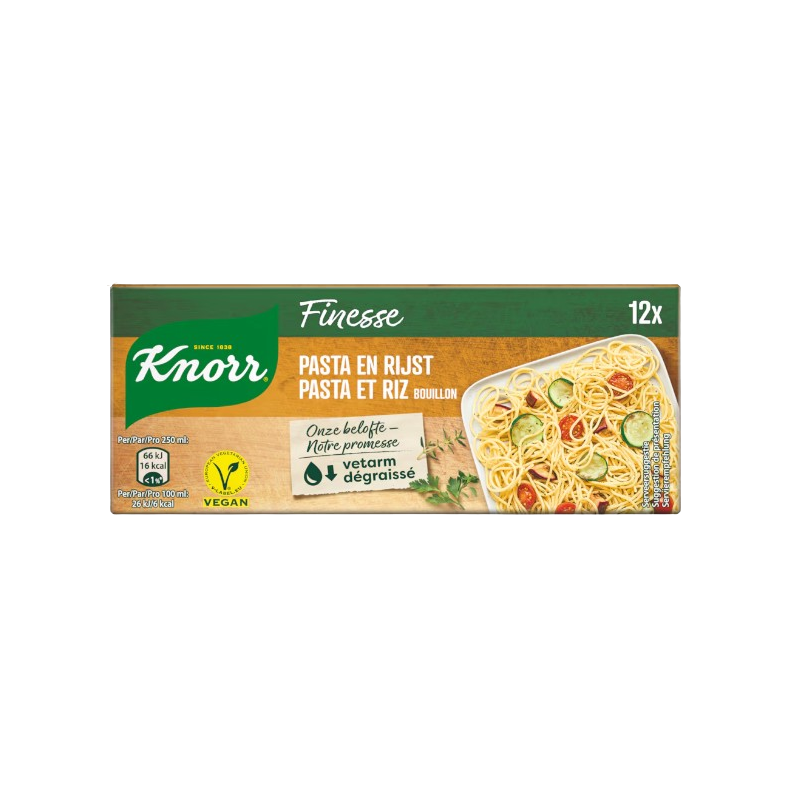 Bouillon dégraissé pour pâtes et riz vegan 12x10g