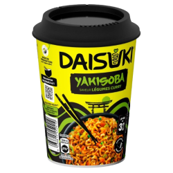 Nouilles instantanées saveur curry et légumes 93g