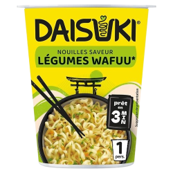 Nouilles instantanées saveur légumes wafuu 59g