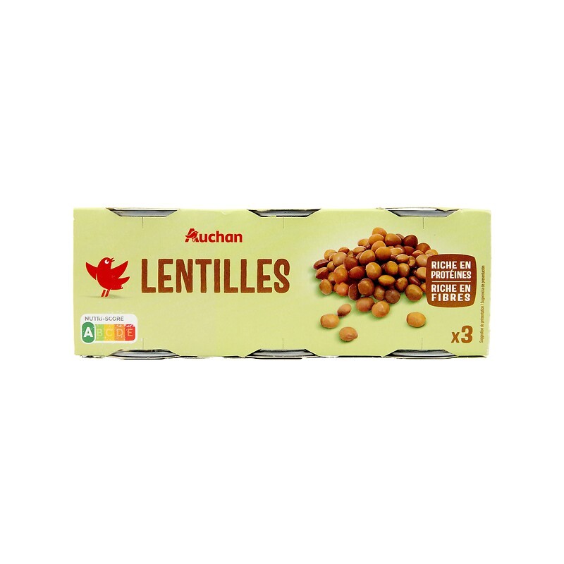 Lentilles 3x130g