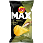 Chips max sel et poivre noir 185g