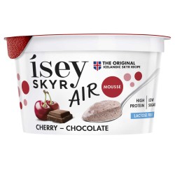 Skyr air mousse cerise chocolat noir sans gluten sans lactose 125g