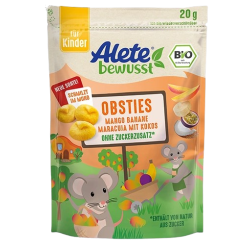 Snack obsties mangue banane passion noix de coco bio dès 36 mois 20g