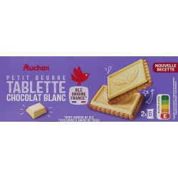 Petit beurre avec tablette de chocolat blanc 150g