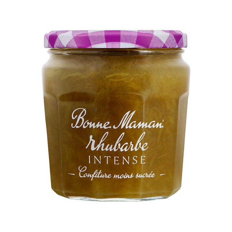 Confiture à la rhubarbe intense moins sucrée 335g