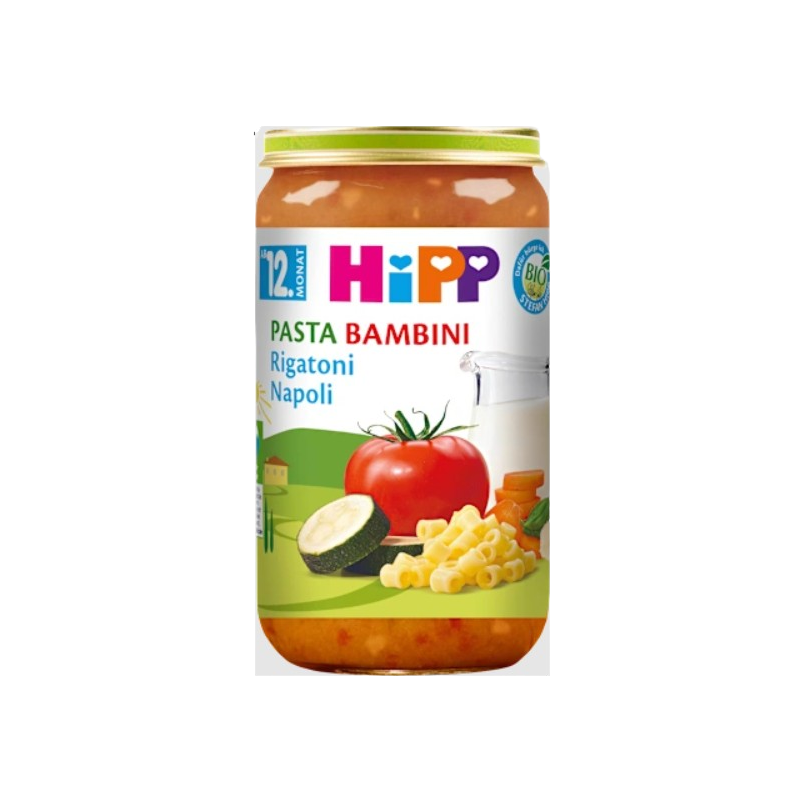Petit pot pâtes rigatoni napoli bio dès 12 mois 250g