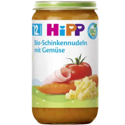 Petit pot nouilles au jambon et légumes bio dès 12 mois 250g