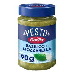 Sauce pesto au basilic et mozzarella 190g