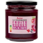 Confiture la gourmande fruits rouges 65% de fruits 320g