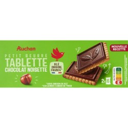 Petit beurre avec tablette chocolat noisette 150g