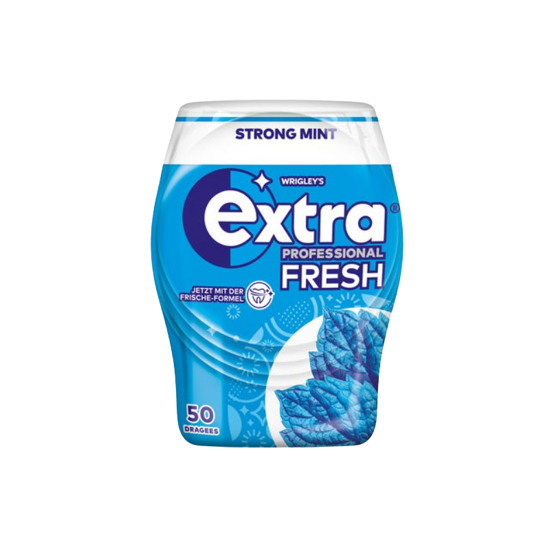 Chewing-gum menthe forte sans sucre 50 dragées