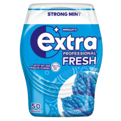 Chewing-gum menthe forte sans sucre 50 dragées