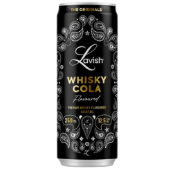 Boisson whisky cola 12.5% 25cl