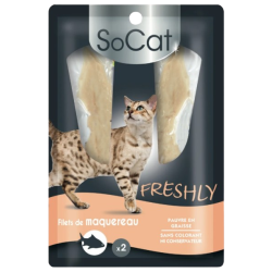 Friandise filets de maquereaux so cat x2 25g