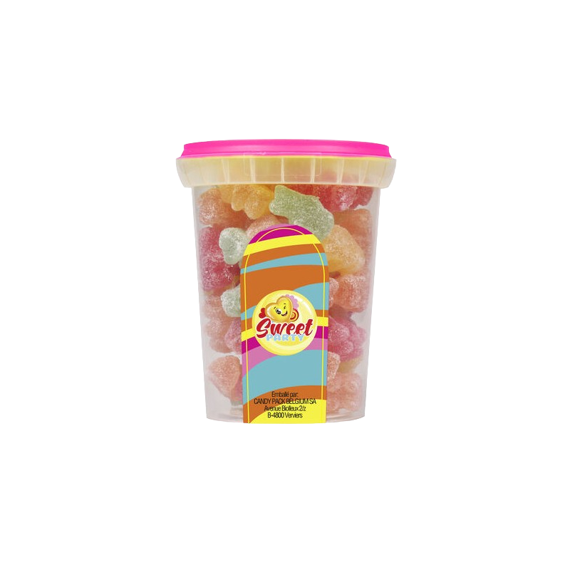 Bonbons oursons acidulés 180g