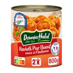Ravioli pur boeuf sauce a l'italienne halal 800g