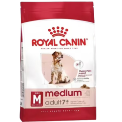 Croquettes pour chiens de taille medium adultes 7ans et + 4kg