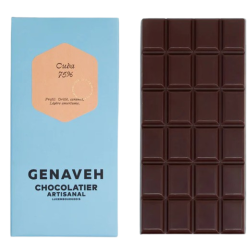 Tablette de chocolat noir 75% Cuba 100g