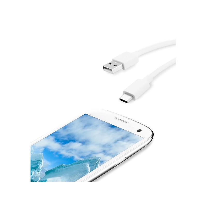 Câble USB-C blanc