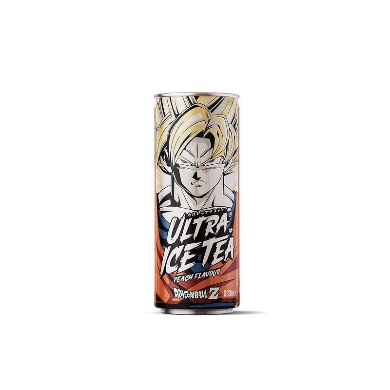 Boisson aromatisée au thé et à la pêche Dragon Ball Z Son Goku 33cl